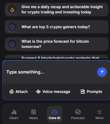 Crypto trained AI assistant